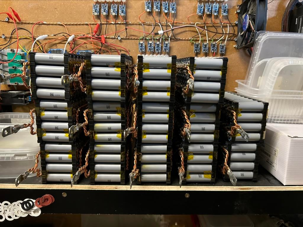 Diy powerwall 14s40p 3000 mah nieuwe cellen, Ophalen, Nieuw, Overige typen