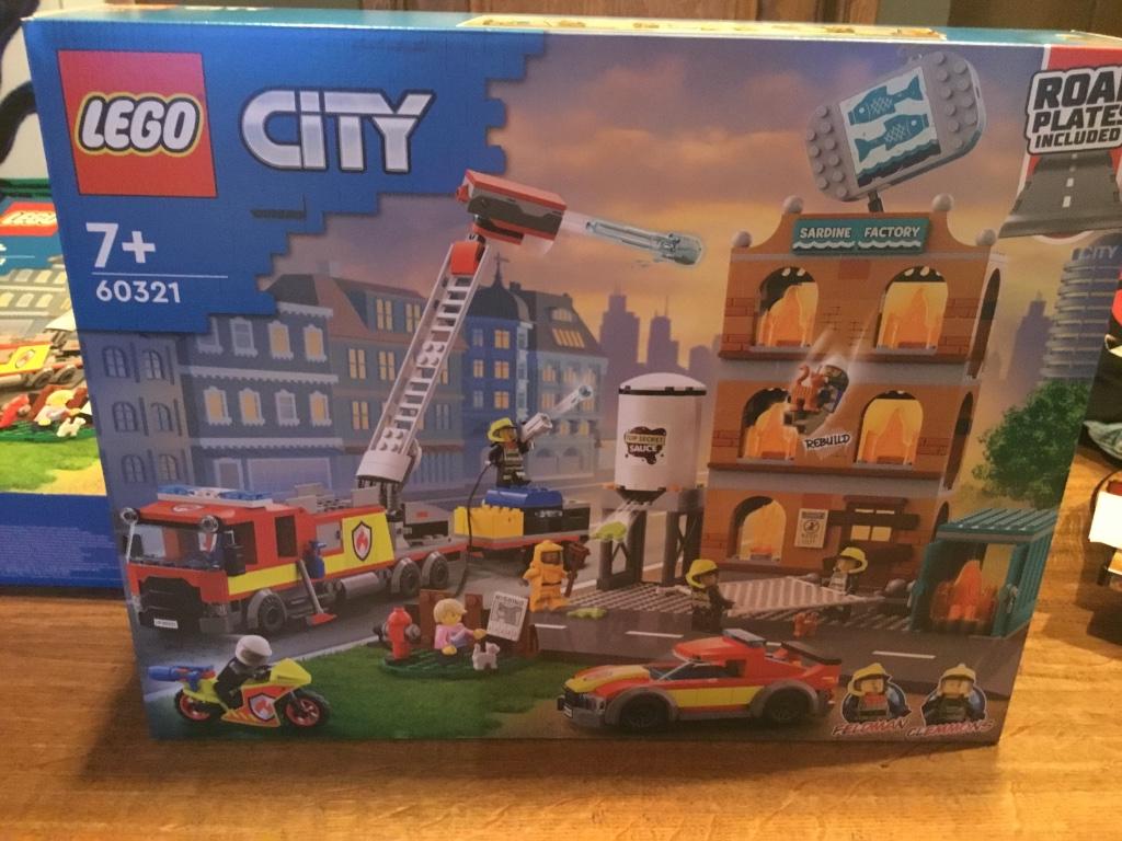 Lego 60321 Fire Brigade City/Fire - sealed, Ophalen of Verzenden, Nieuw, Complete set, Lego
