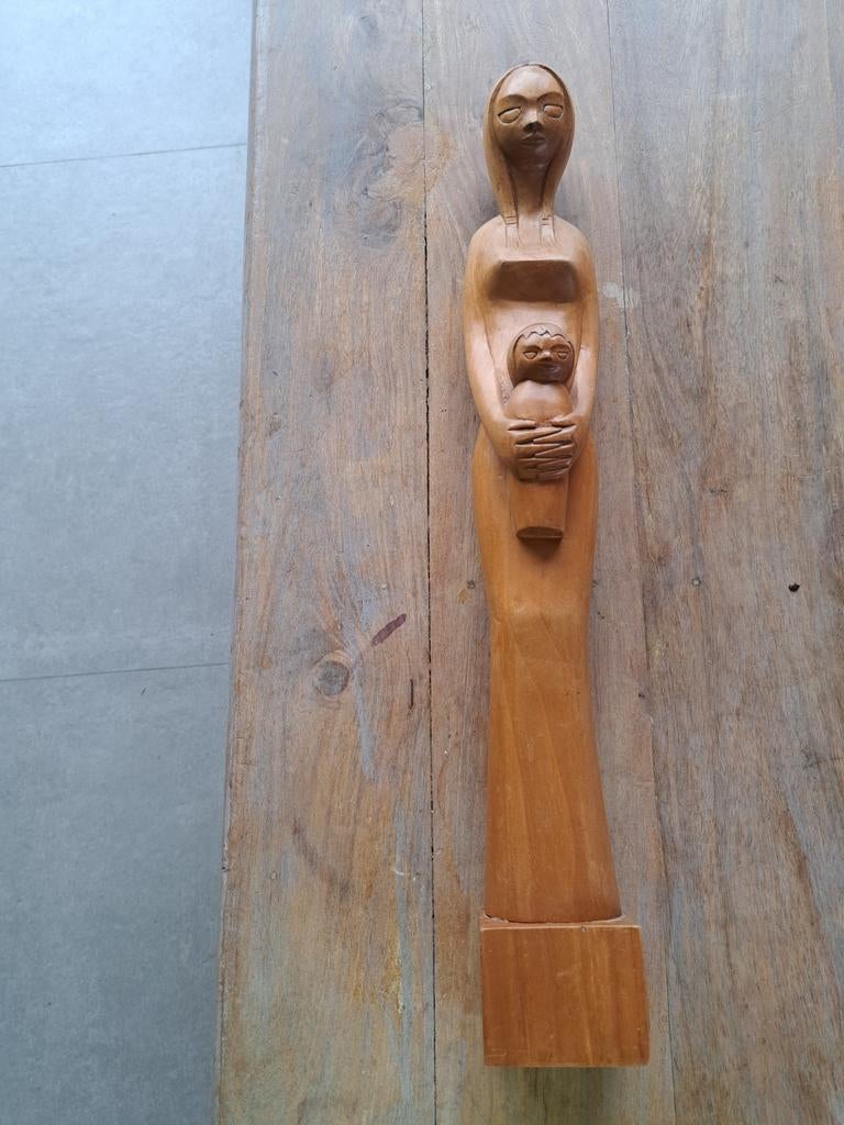 Madonna  met kind, Antiek en Kunst, Ophalen