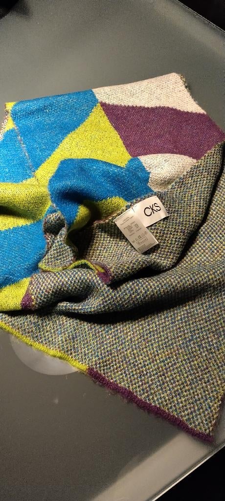 kleurrijke nieuwe wintersjaal CKS, Kleding | Dames, Mutsen, Sjaals en Handschoenen, Nieuw, Sjaal, Maat 46/48 (XL) of groter, Ophalen of Verzenden