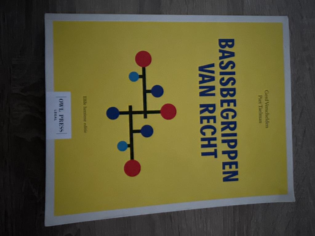 Basisbegrippen van recht, Boeken, Hoger Onderwijs, Gerd Verschelden; Piet Taelman, Gamma, Ophalen