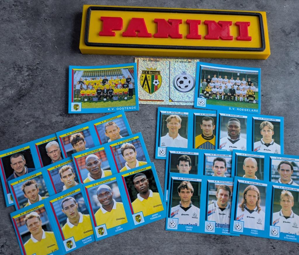 PANINI STICKERS 15X FOOTBALL 2000 KV OOSTENDE / ROESELARE, Verzenden, Nieuw