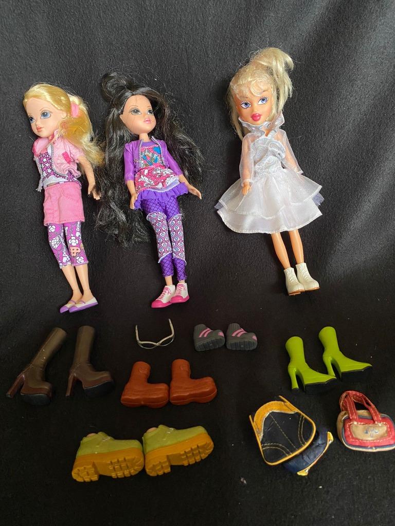 Bratz poppen met accessoires, Ophalen of Verzenden, Gebruikt, Overige typen