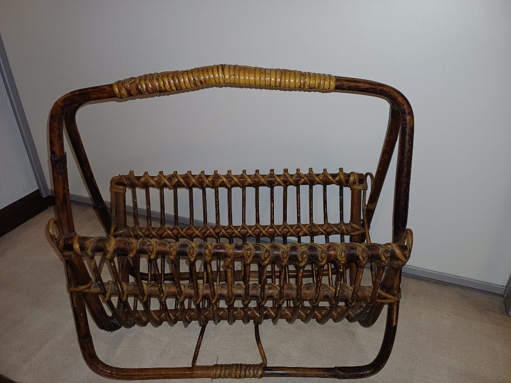 Retro krantenbak uit de jaren '70, Ophalen of Verzenden, Huis en Inrichting