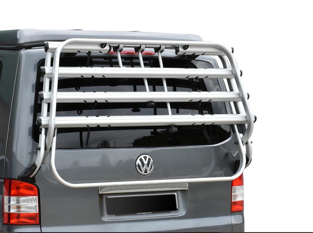 Porte-vélos à hayon d'origine Volkswagen VW T5, Caravanes & Camping, Enlèvement, Utilisé