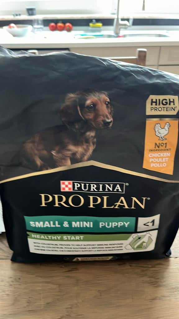 Purina hondenvoer puppy, Ophalen