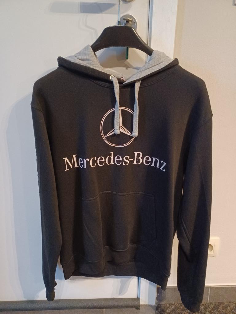 SWEAT À CAPUCHE MERCEDES BENZ UNIQUE AVEC LOGO AMG, TAILLE M, Enlèvement ou Envoi, Comme neuf, Taille 48/50 (M), Noir