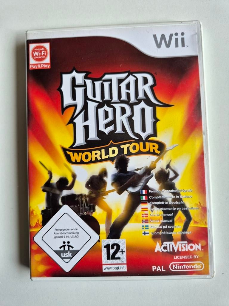 Tournée mondiale de Guitar Hero sur Nintendo Wii, Consoles de jeu & Jeux vidéo, Enlèvement ou Envoi, Comme neuf