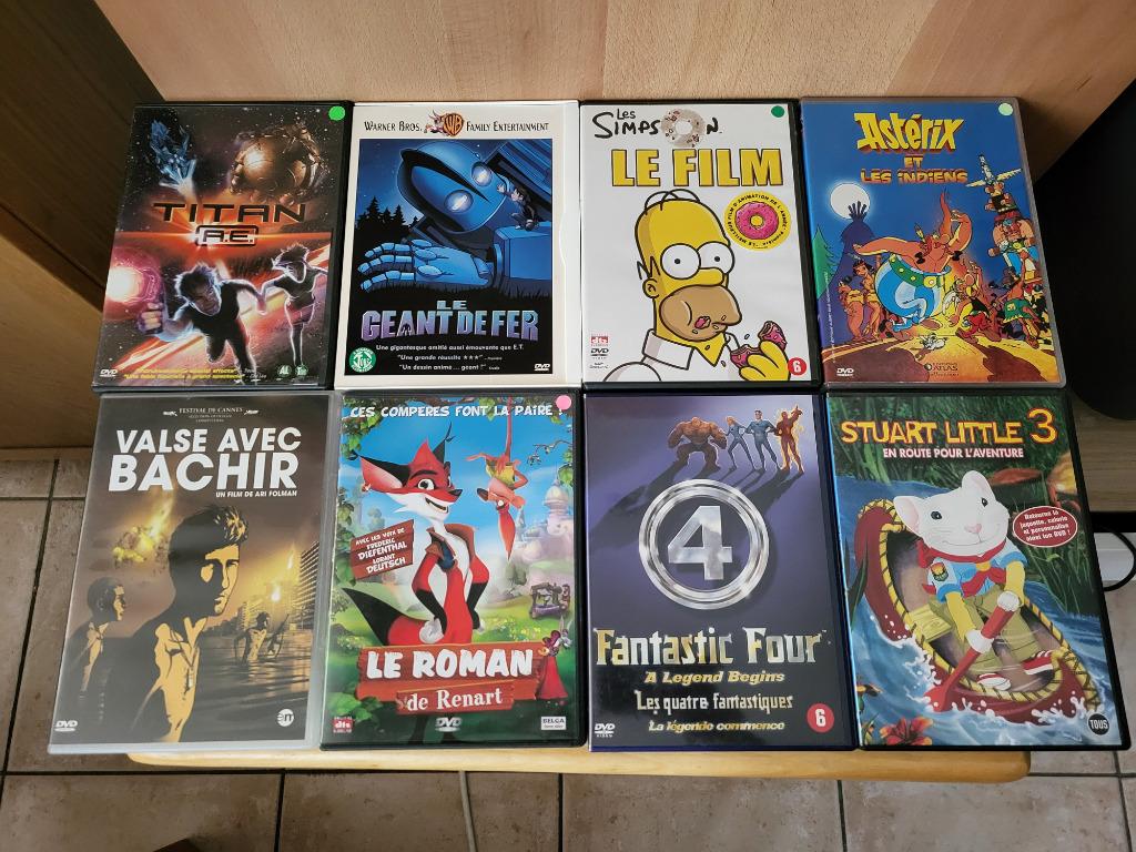 Lot DVD de films d’animation / dessins animés, Enlèvement