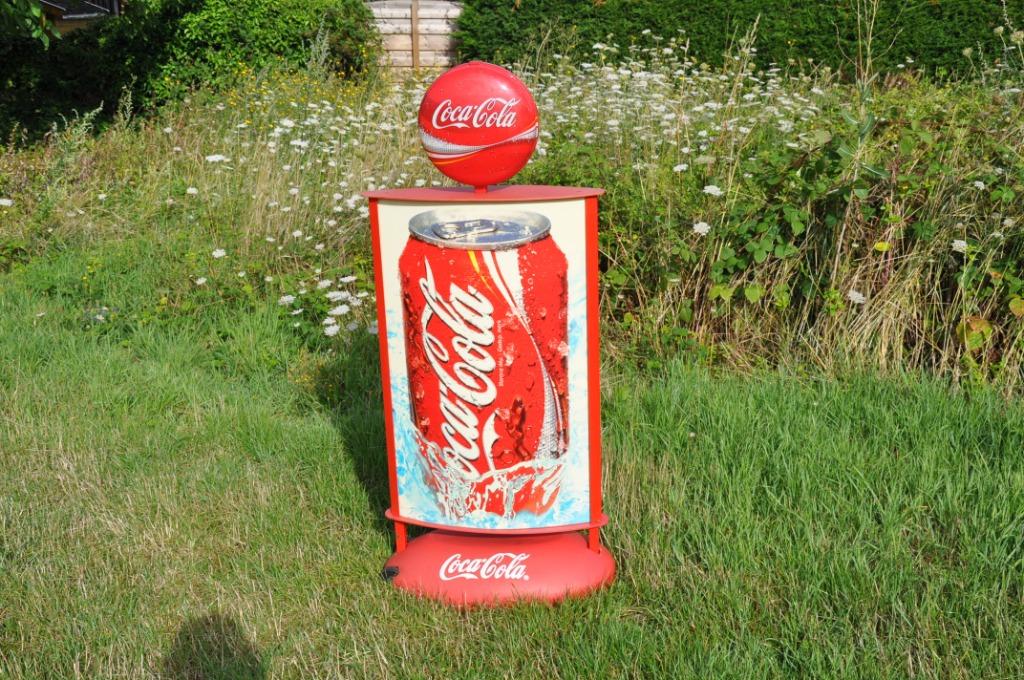 (d) enseigne publicitaire de trottoir double face coca cola, Enlèvement ou Envoi, Utilisé, Panneau publicitaire
