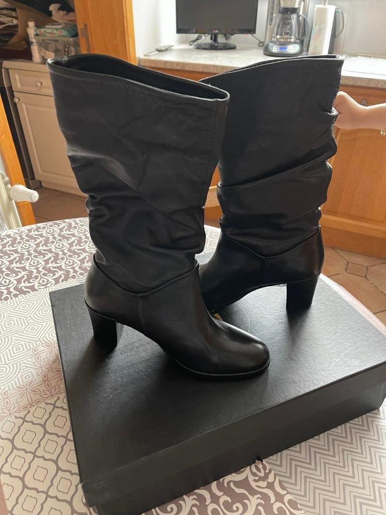 petite bottes pour femme, Enlèvement, Comme neuf, Noir