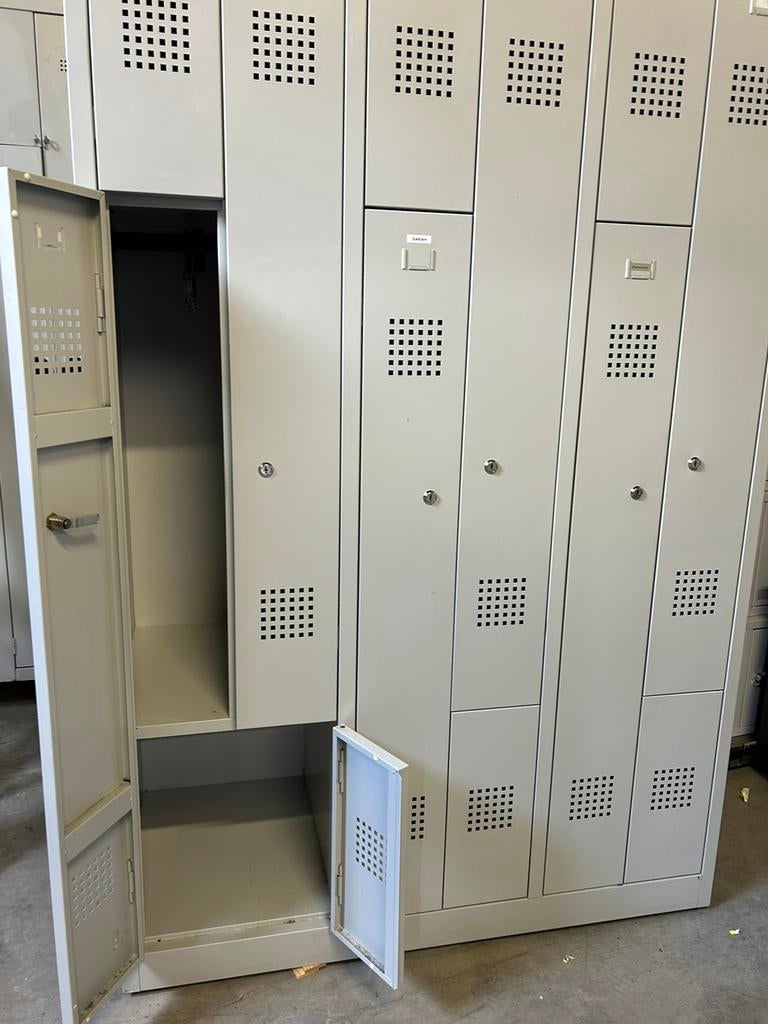 🔥 stock casier Vestiaire 6 portes métallique 120x180x50, Enlèvement, Comme neuf, Casier