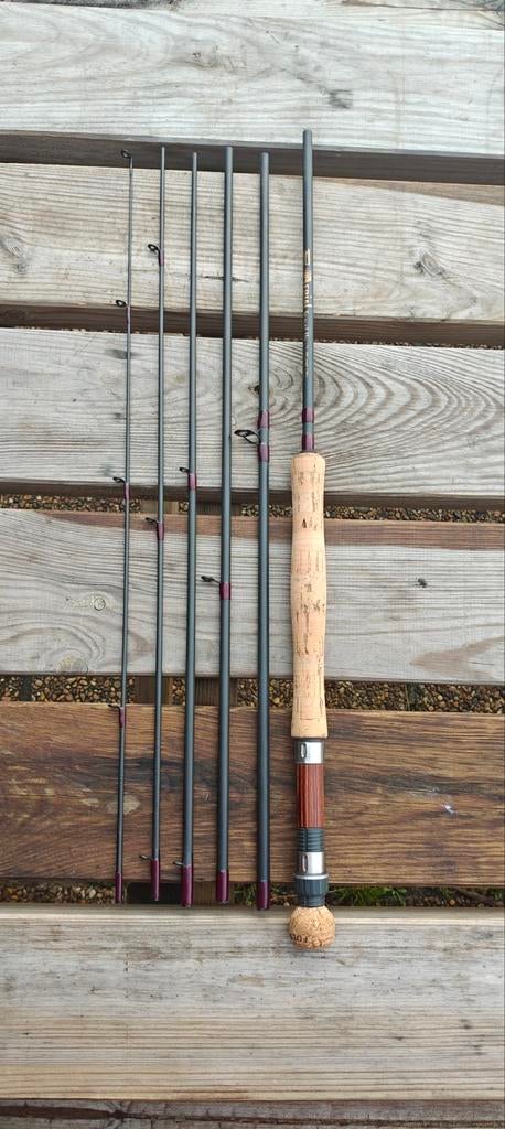 Vliegvishengel Shakespeare, Watersport en Boten, Hengelsport | Vliegvissen, Ophalen of Verzenden, Gebruikt, Vislijn