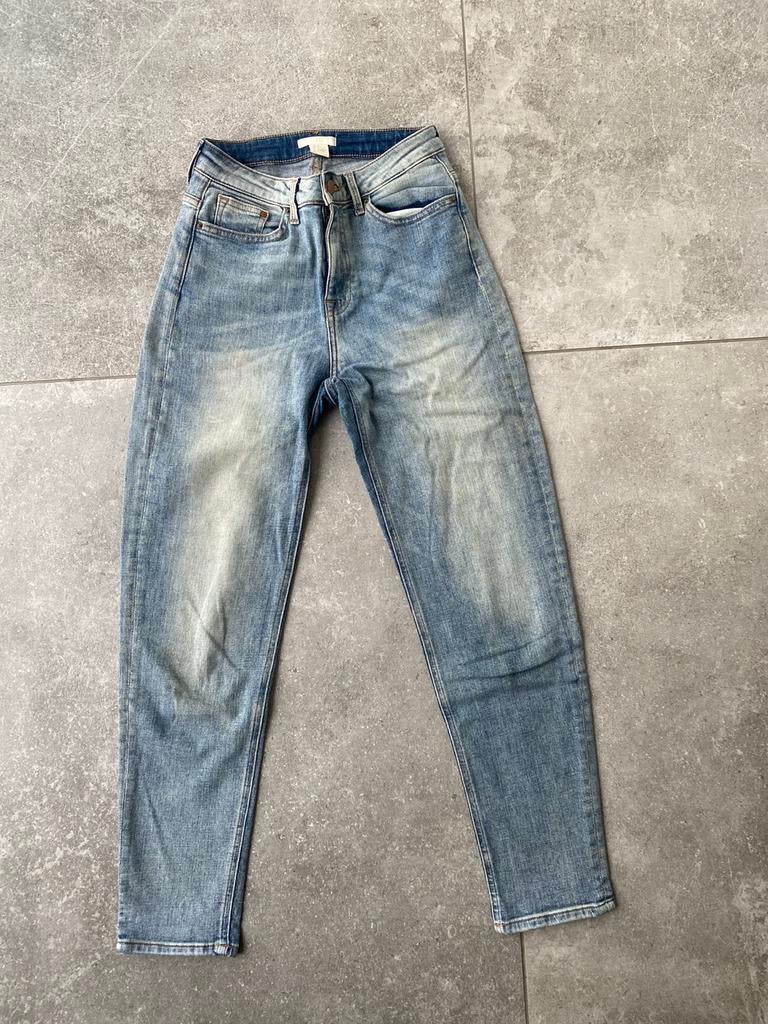 Skinny jeans jeansbroek blauw h&m maat 32 / XXS, H&M, Blauw, Ophalen of Verzenden, W27 (confectie 34) of kleiner
