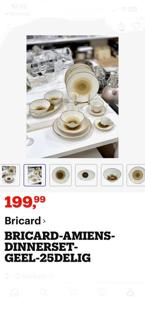 Service de 25 pièces, Maison & Meubles, Cuisine | Vaisselle, Neuf, Service complet, Porcelaine, Enlèvement