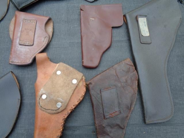 Lot oude holsters , aan 10 € / stuk, Ophalen of Verzenden, Overige soorten, Overige typen