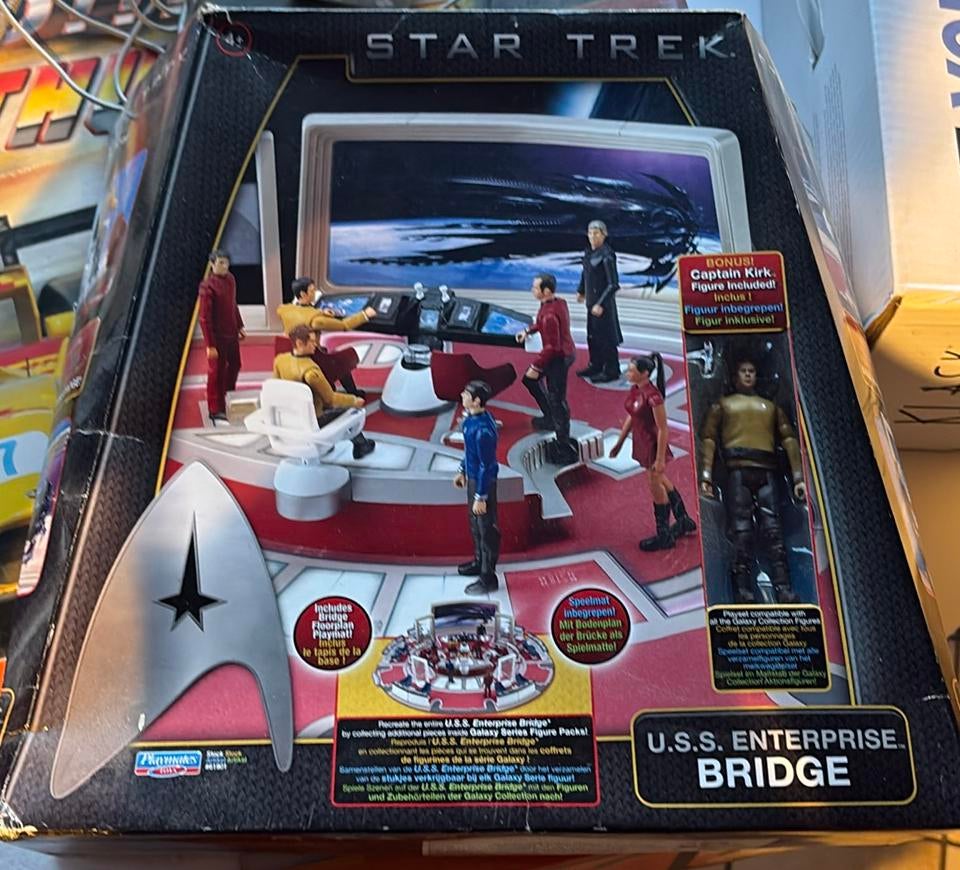 Startrek speelmat nooit geopend inclusief captain kurk figur, Verzamelen, Automaten | Flipperkasten, Ophalen of Verzenden, Zo goed als nieuw