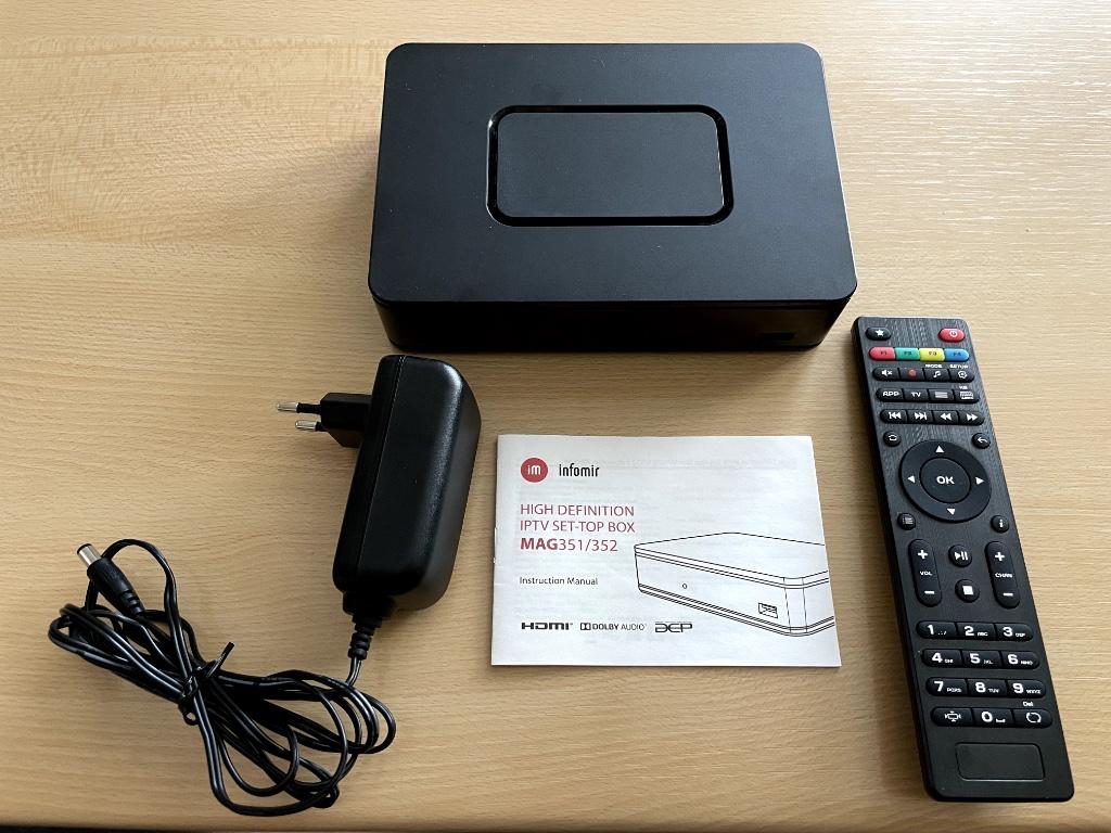 Informir Mag 351-352 IPTV 4K Set-top TV box + Linux, Enlèvement, Comme neuf, Audio optique, Sans disque dur