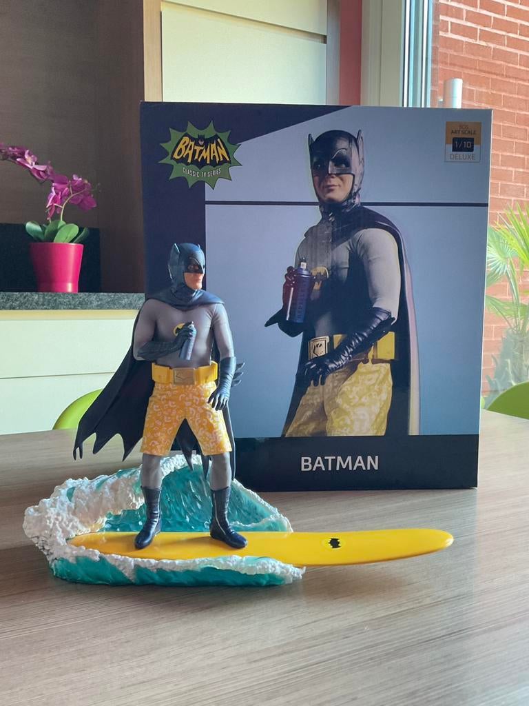 Iron Studios Batman 66 Surf Deluxe BDS Art 1/10 figuur, Verzamelen, Ophalen of Verzenden, Zo goed als nieuw