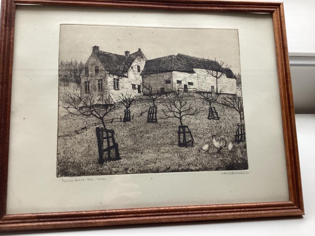 Henri Quittelier : Ferme Saint-Eloi . Uccle, Antiquités & Art, Enlèvement