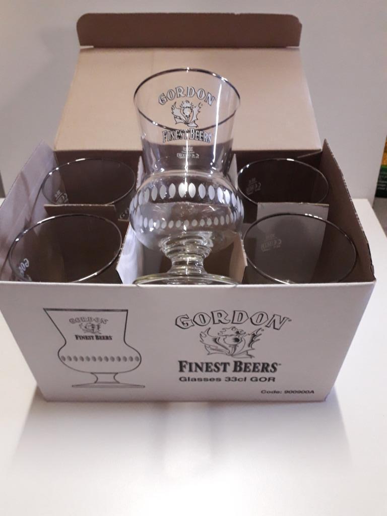 Verres à bière Gordon, Collections, Enlèvement ou Envoi, Neuf, Verre ou Verres