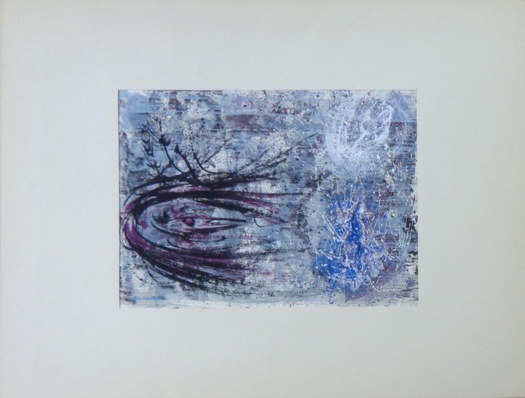 JAN VAERTEN / ABSTRACTIE / ORIGINEEL WERK / 50x65cm / SIG, Ophalen of Verzenden