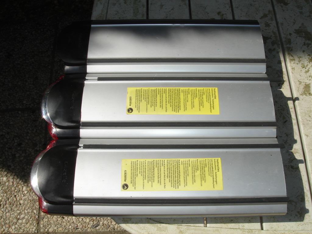 3 batteries pour vélos électriques GAZELLE DÉFECTUEUSES, Enlèvement, Utilisé