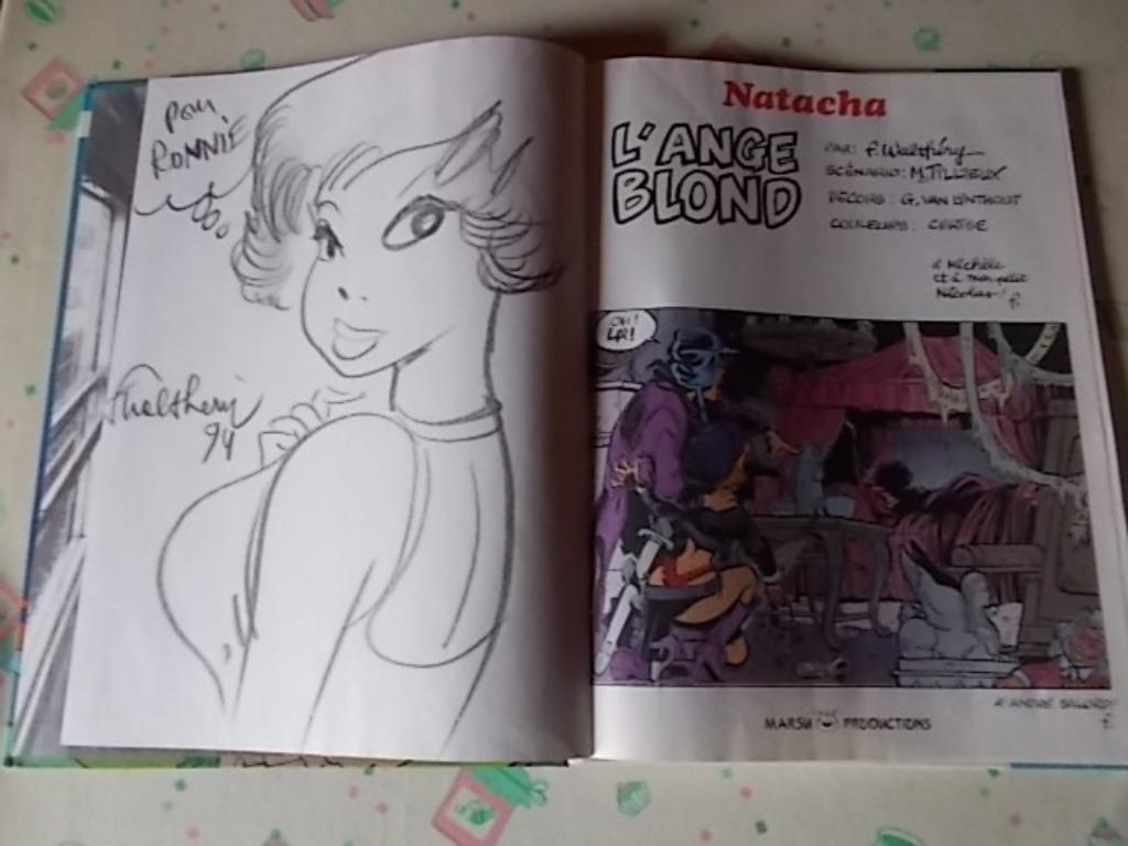 BD EO dédicacée Natacha, Livres, BD, Enlèvement ou Envoi, Utilisé