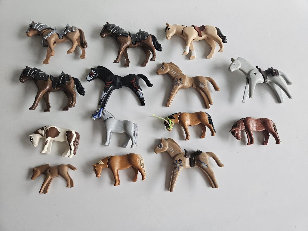 19 Playmobil paarden, Kinderen en Baby's, Speelgoed | Playmobil, Ophalen of Verzenden