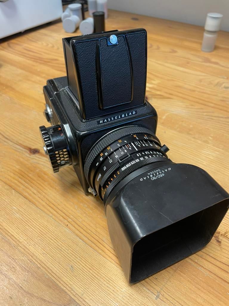 Hasselblad 500c/m, Ophalen of Verzenden, Zo goed als nieuw, Polaroid