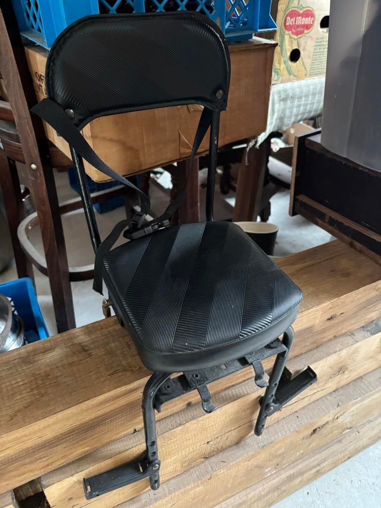 Kinderzitje gmg voor peuters en kleuters, Fietsen en Brommers, Fietsaccessoires | Fietsstoeltjes, Ophalen, Zo goed als nieuw, Voetsteuntjes