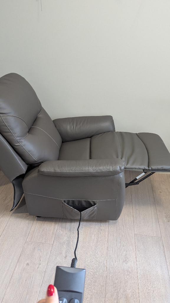 Relax sta op zetel, Huis en Inrichting, Ophalen, Zo goed als nieuw, Leer