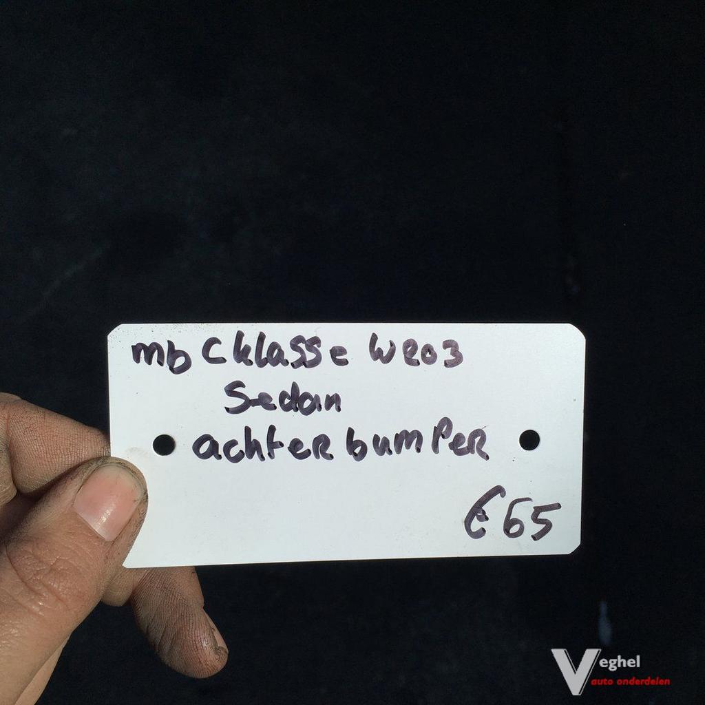 Mercedes C Klasse W203 Sedan  Achterbumper, Auto-onderdelen, Carrosserie, Bumper, Achter, Gebruikt, Ophalen