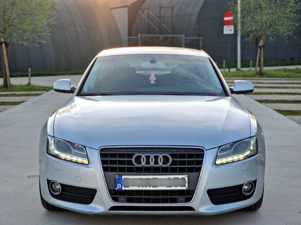 Audi A5 2.0 TFSI (2010) – Automaat – 180PK SPORTBACK BENZINE, Auto's, Audi, Euro 5, Bluetooth, Zwart, Leder