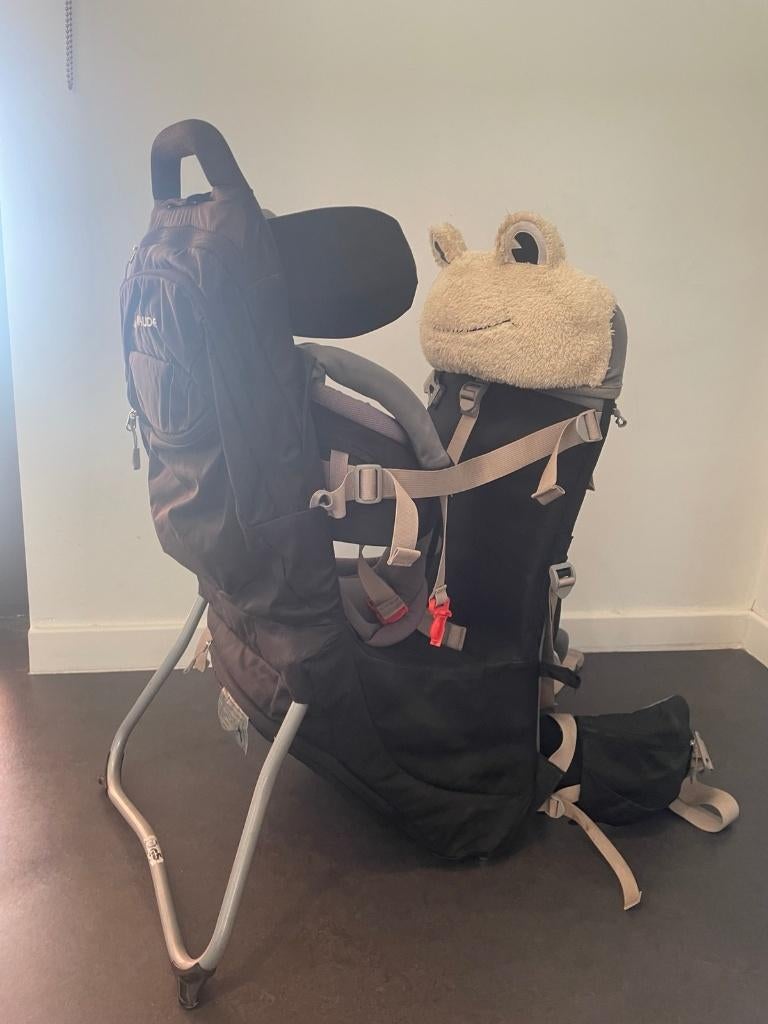 Vaude Shuttle Premium draagrugzak baby - kind, Kinderen en Baby's, Babydragers en Draagdoeken, Zo goed als nieuw, Draagzak, Rug
