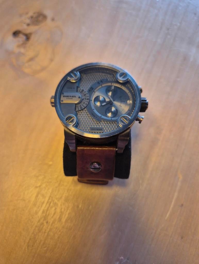 Diesel heren horloge, Handtassen en Accessoires, Horloges | Heren, Leer, Ophalen