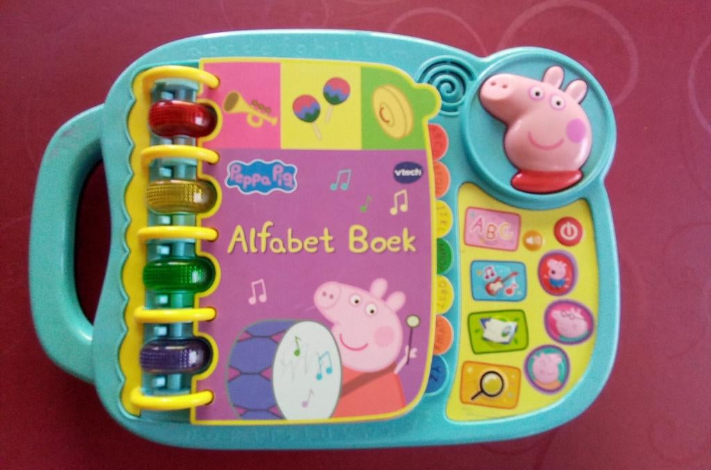 VTech Peppa Pig alfabetboek, Ophalen of Verzenden, Zo goed als nieuw, 2 tot 4 jaar
