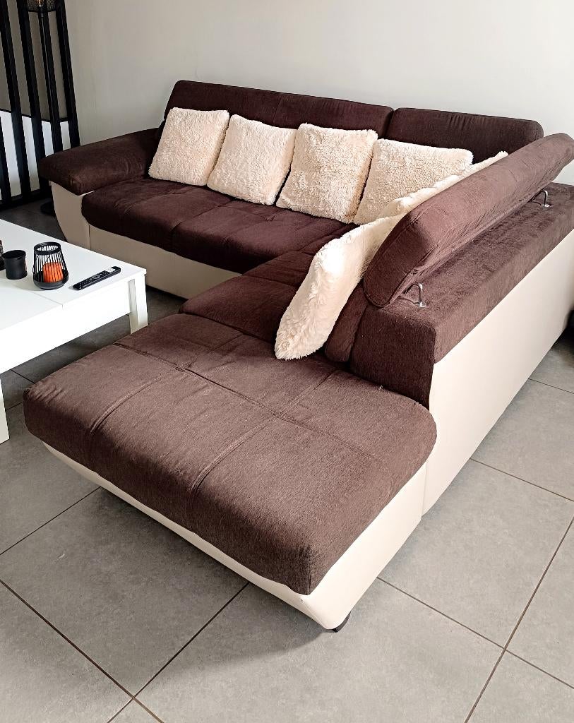 À donner Canapé+meuble tv à donner, Maison & Meubles, Enlèvement, Utilisé