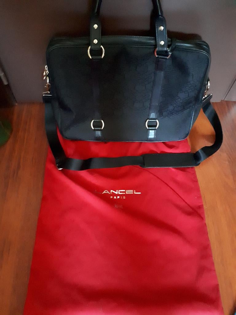 LANCEL Paris aktetas + stofzak - nieuwstaat!, Handtassen en Accessoires, Tassen | Damestassen, Ophalen of Verzenden, Zo goed als nieuw