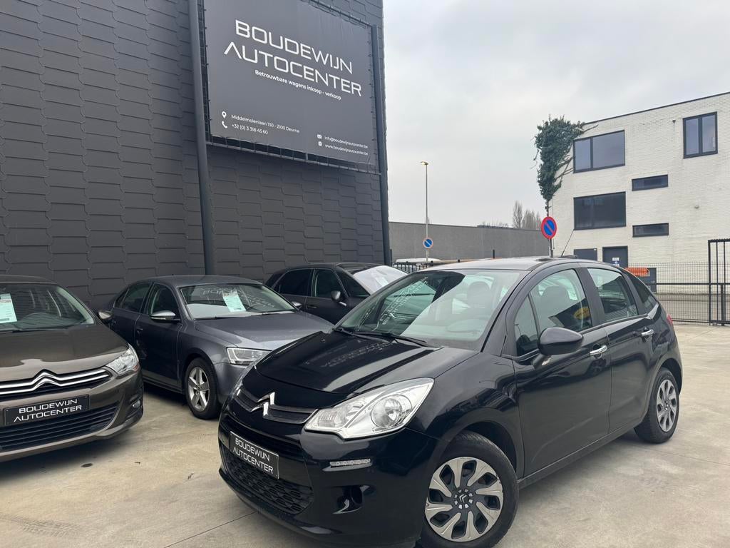 Citroën C3 1.0Benzine 140.xxxkm/Parkeersensor,Garantie, Auto's, Citroën, Voorwielaandrijving, Stof, Zwart, Zwart