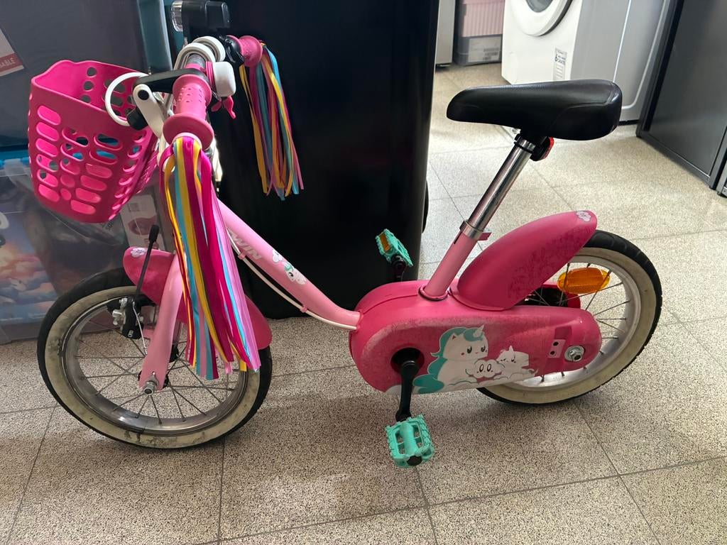Vélo fille 4-6ans, Enlèvement, Utilisé, Moins de 16 pouces, Stabilisateurs