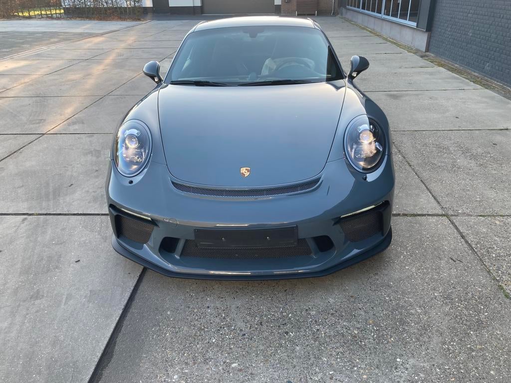 Porsche 911 gt3, Auto's, Achterwielaandrijving, Zwart, Blauw, Alcantara