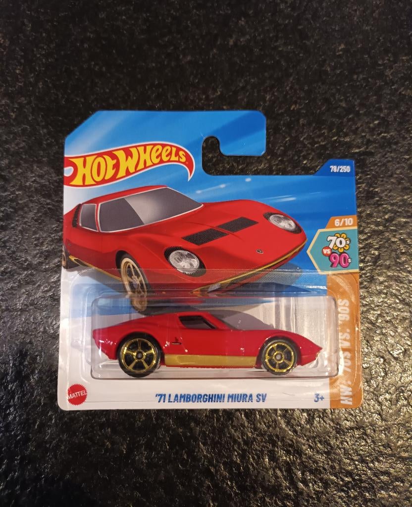 Hot Wheels - Lamborghini Miura SV 1971, Verzenden, Nieuw, Auto