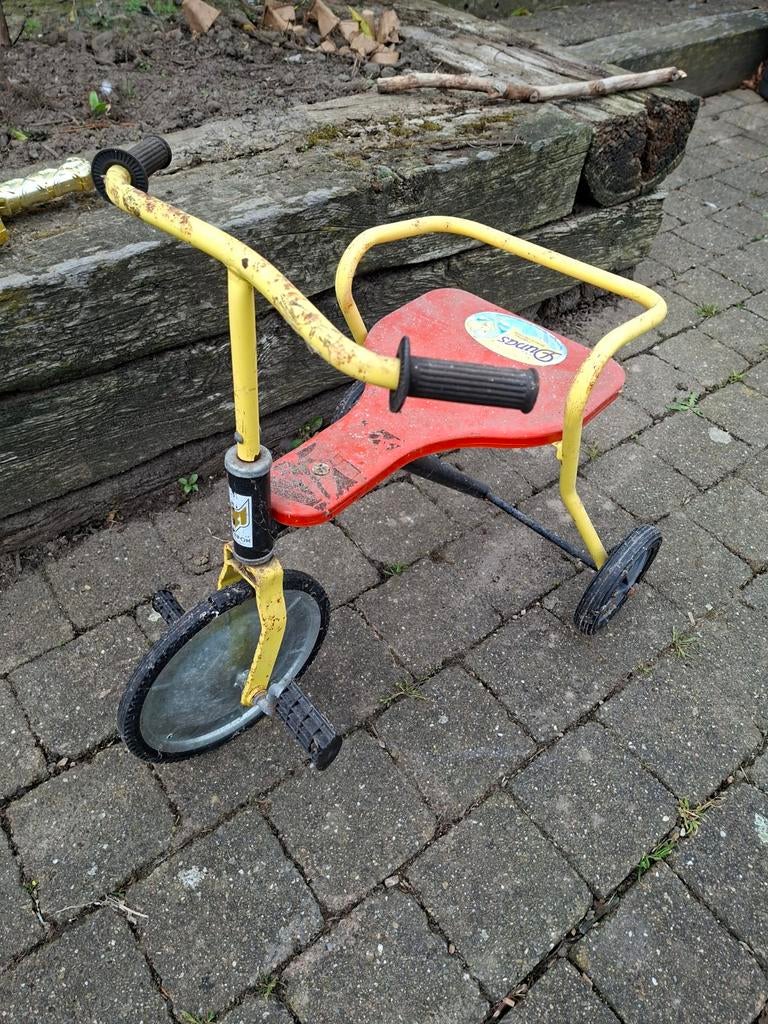 Kinderfiets driewieler, Ophalen