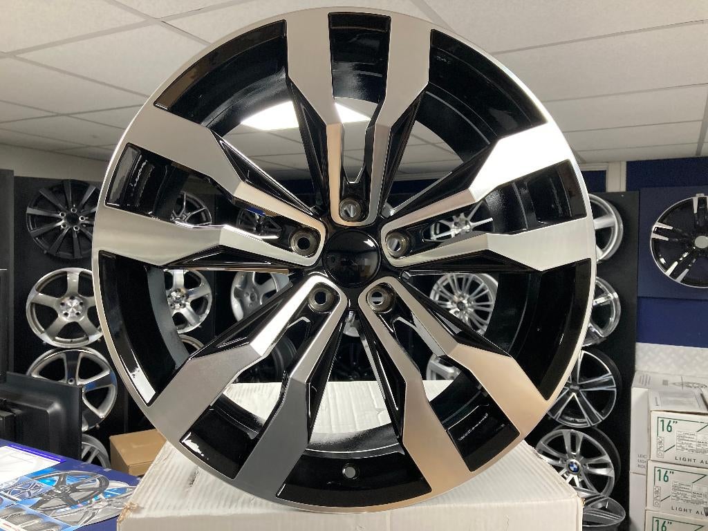 IN STOCK: NIEUWE set 19 inch 5x112 alu sport velgen VW Audi, Autos : Pièces & Accessoires, Pneus & Jantes, Jante(s), 19 pouces