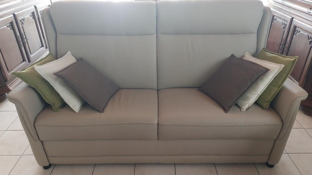 Leren salon, Huis en Inrichting, Ophalen