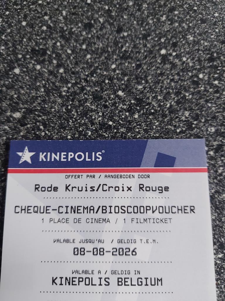 Tickets kinepolis te koop., Computers en Software, Besturingssoftware, Ophalen