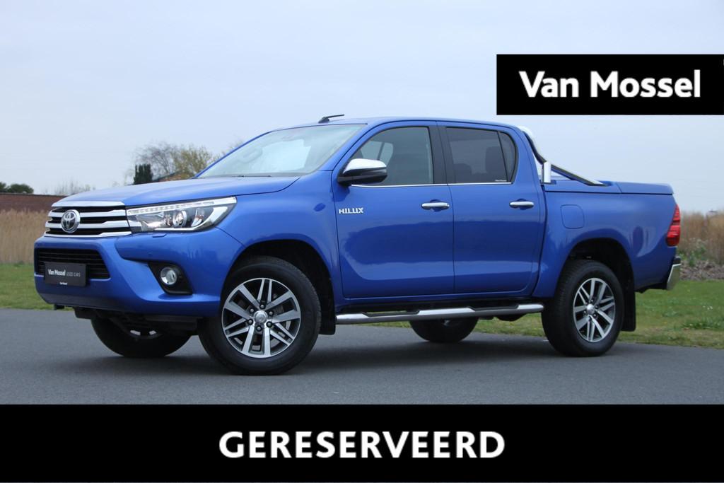 Toyota Hilux 2.4 D-4D Double Cab Aut. Limited, Autos, 2095 kg, Achat, Carnet d'entretien, Noir