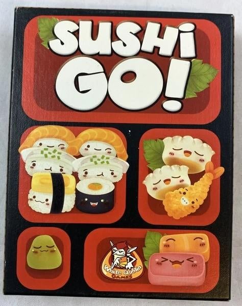 White Goblin Games Sushi Go Kaartspel spel compleet, Een of twee spelers, Verzenden, Zo goed als nieuw, White Goblin Games