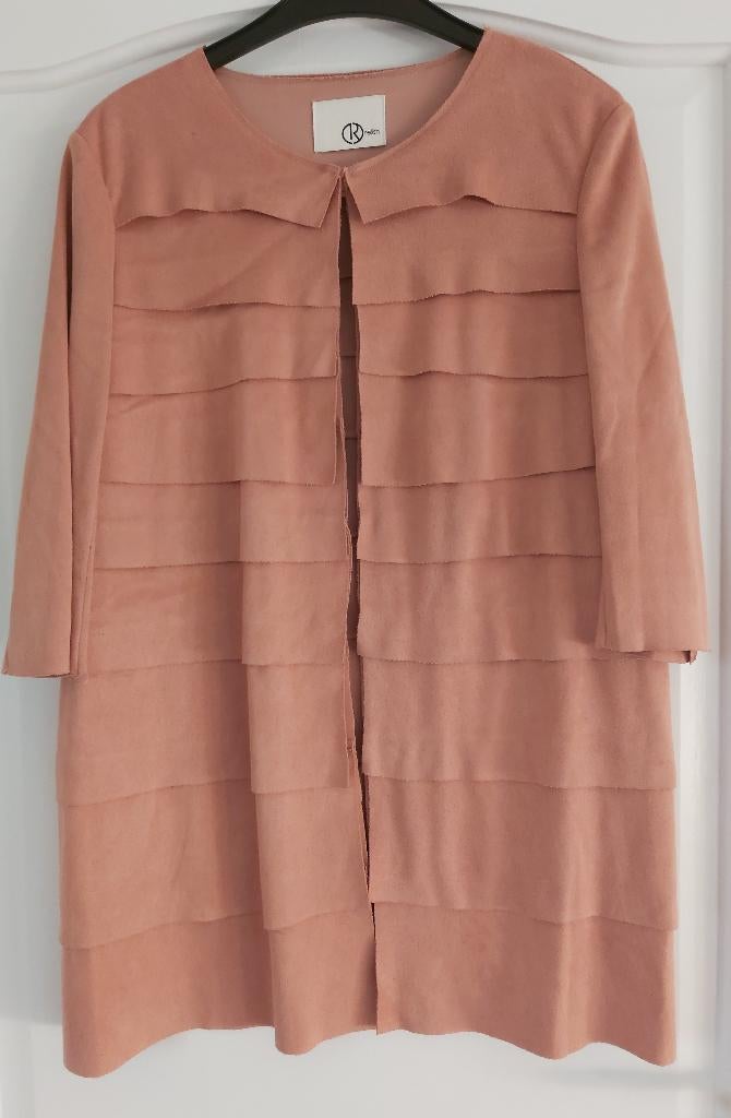 Oudroze vest in daim Relish maat M, Kleding | Dames, Maat 38/40 (M), Ophalen of Verzenden, Zo goed als nieuw, Relish